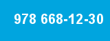 978 668-12-30 978 668-12-30